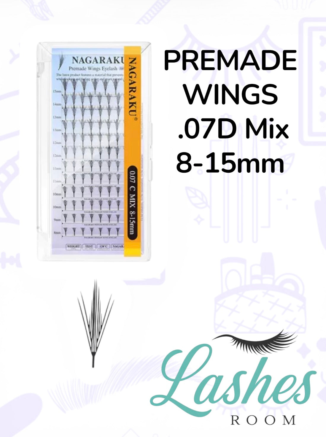 Pestañas Premade Wings