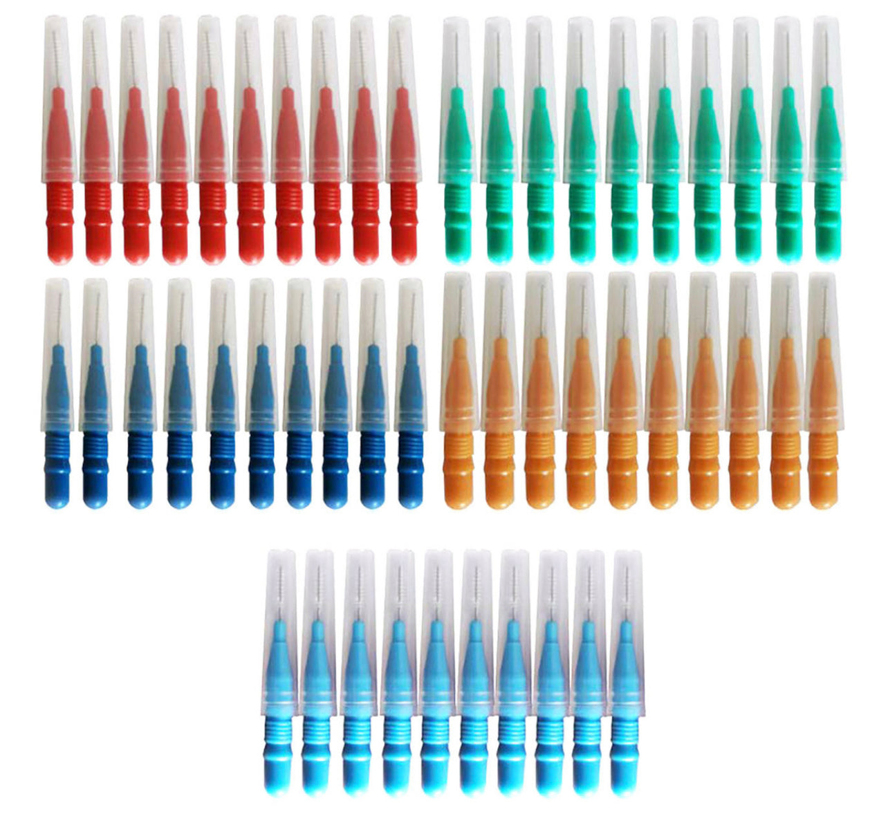 Cepillos Interdentales 5 piezas ( micro cepillos)
