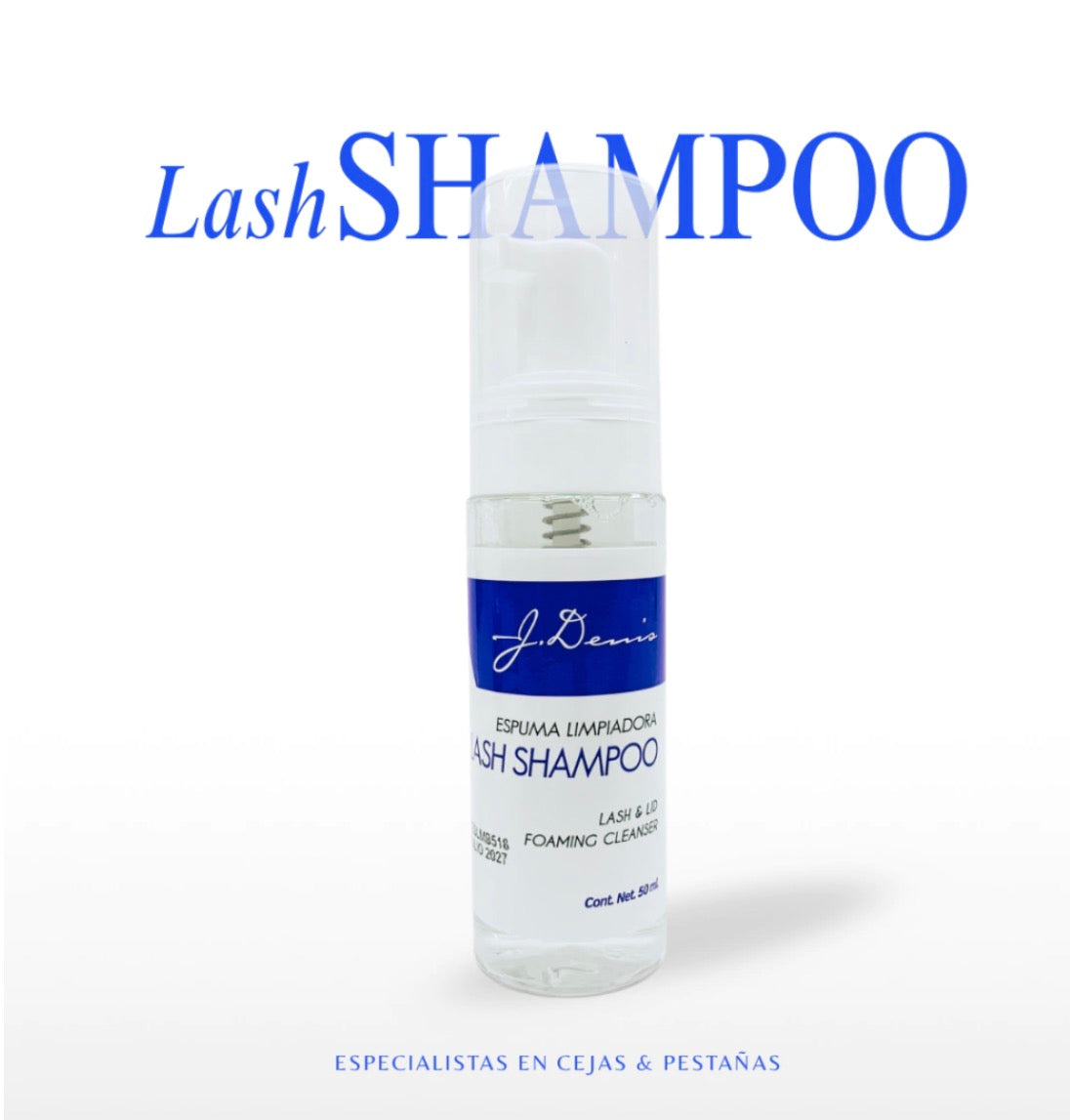 Espuma limpiadora J Denis (lash shampoo)