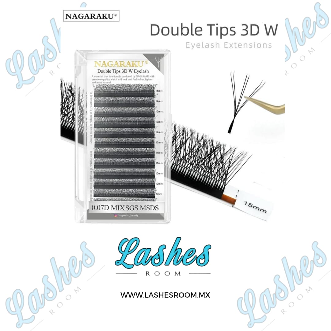 Pestañas Double Tips 3D W