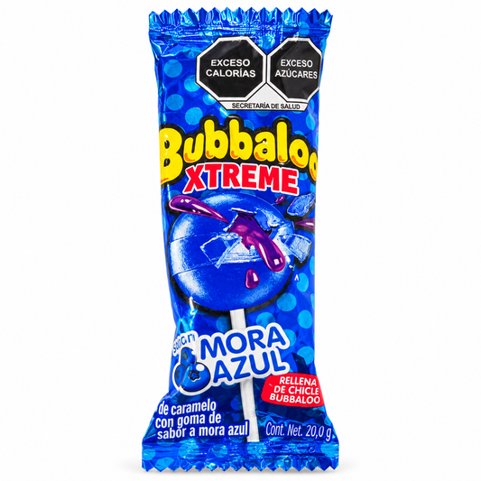 Bubbaloo Xtreme Mora Azul 20 g