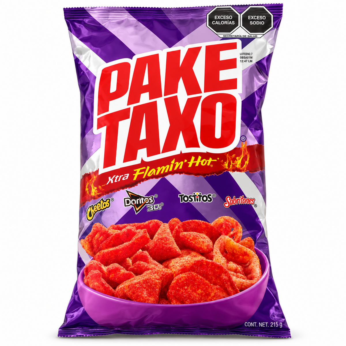 Pake Taxo Xtra Flamin’ Hot 215 g