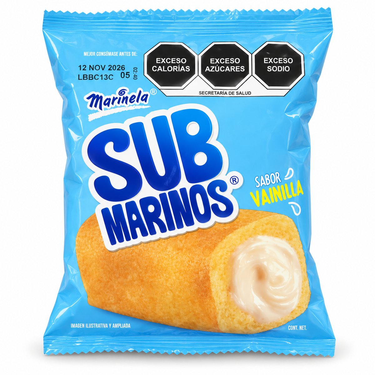 Submarinos Marinela Vainilla