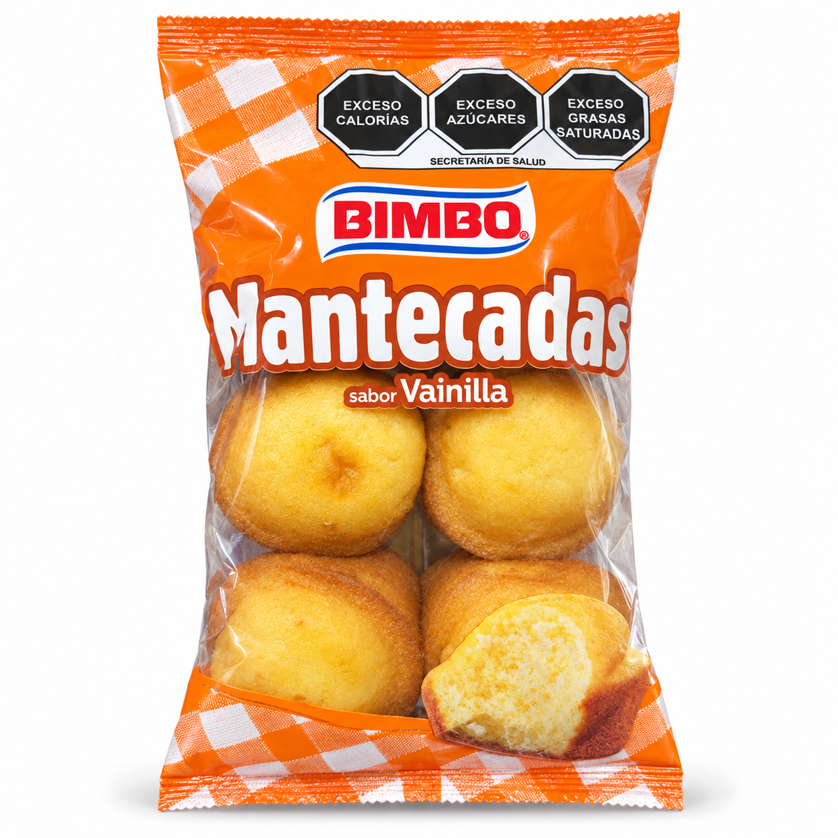 Mantecadas Bimbo Vainilla 4 piezas