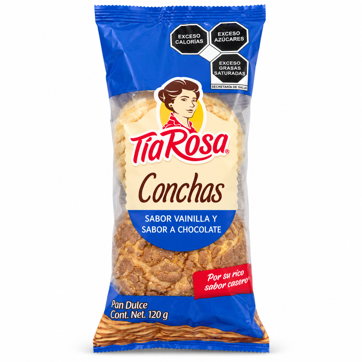 Conchas Tía Rosa Vainilla y Chocolate 120 g