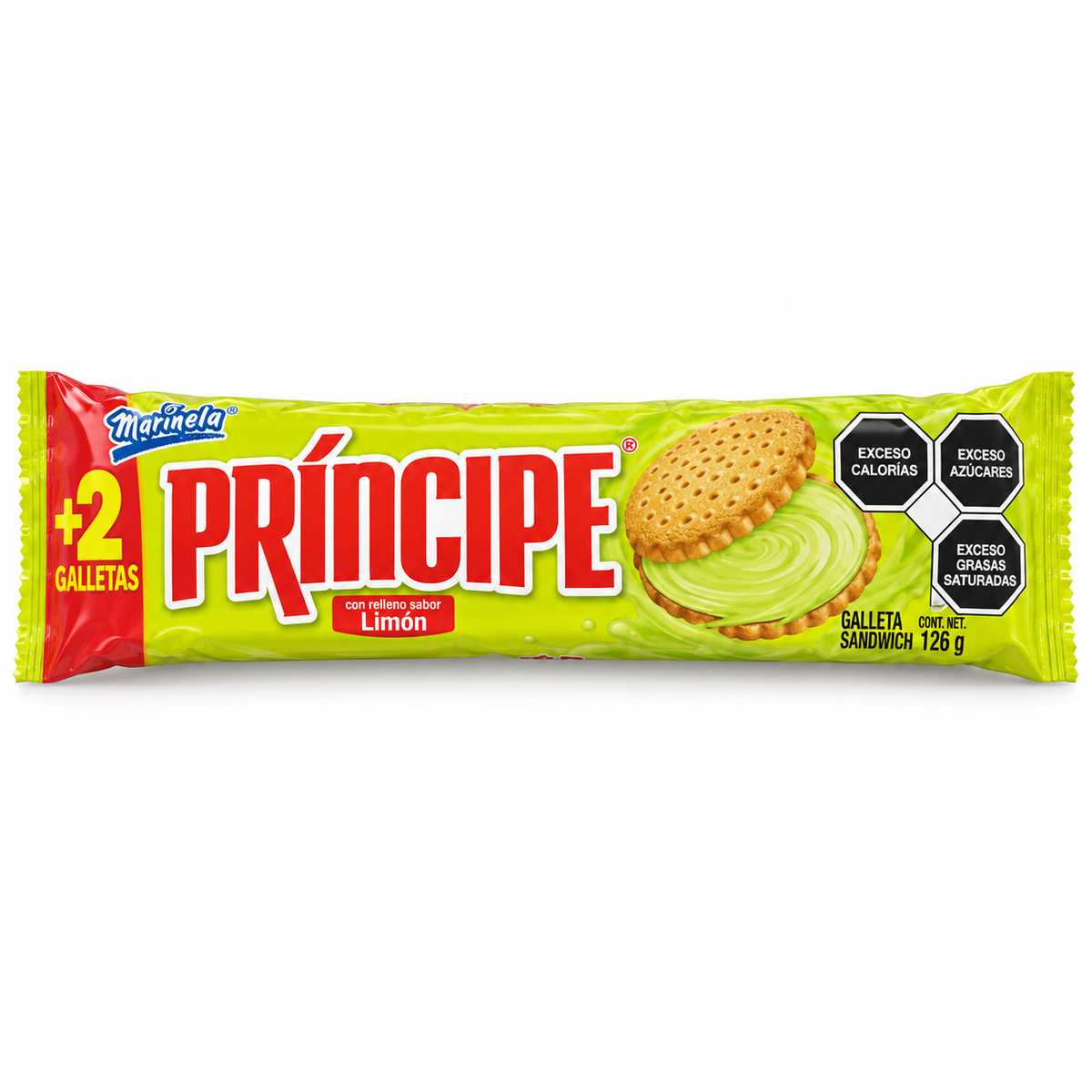 Príncipe Marinela Limón 126 g