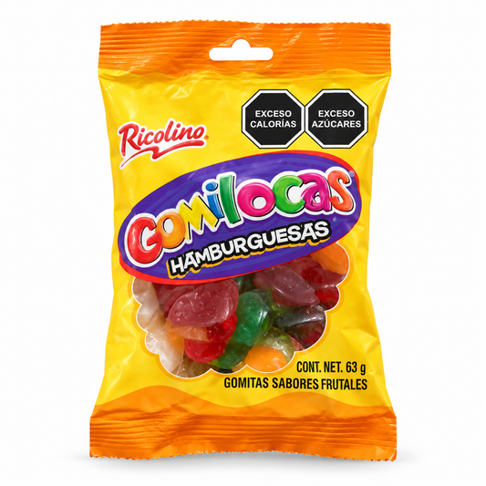 Gomilocas Hamburguesas Ricolino 63 g