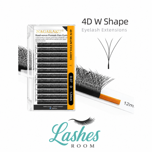 Pestañas 4D W Shape — Lashes Room