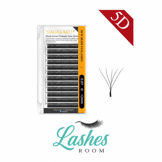 Pestañas 5D W Shape — Lashes Room