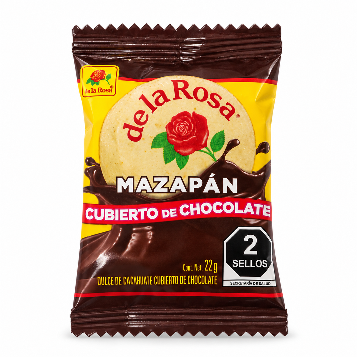 Mazapán de la Rosa Cubierto de Chocolate 22 g