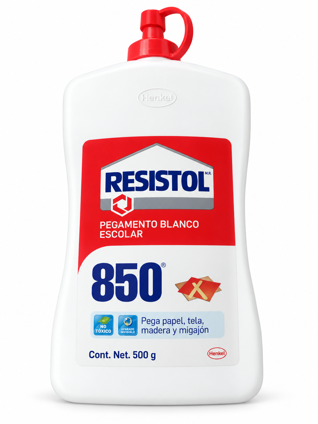 Pegamento blanco escolar Resistol 850 — 500 g